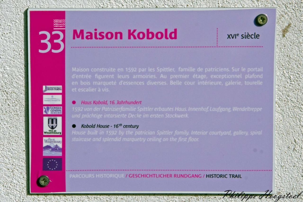 Maison Kobold Xvie Siecle Wissembourg Exterior photo